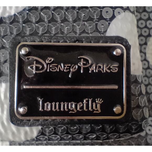 DISNEY Loungefly Minnie Mouse Polka Dot Sequin Backpack - NWOT